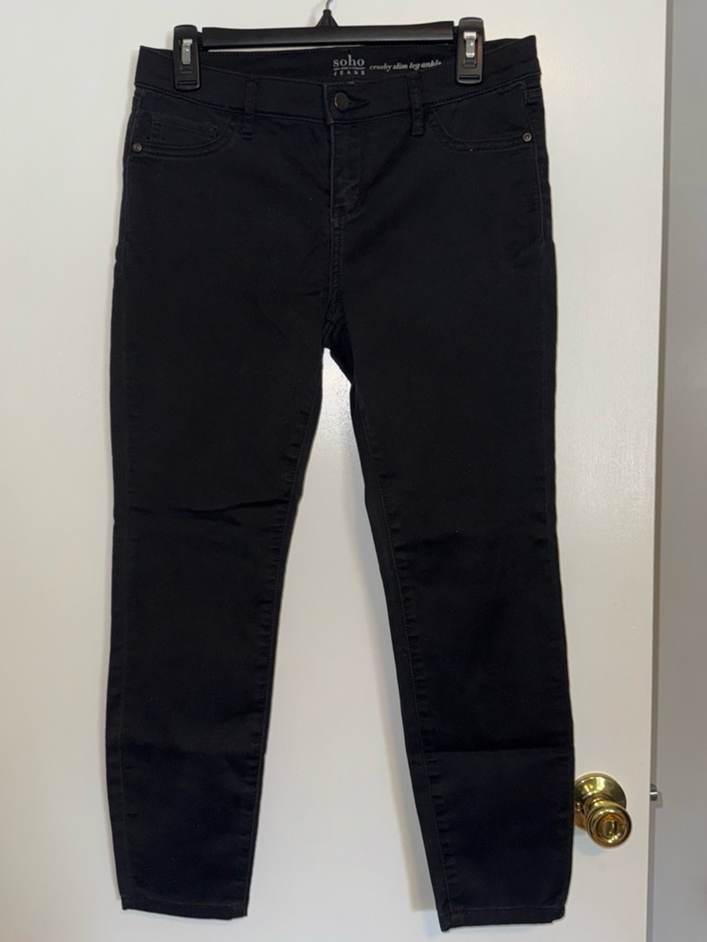 New York and Company Soho Black Skinny Jeans for Women